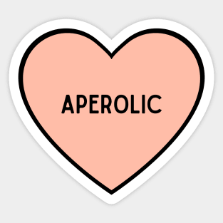 I Love Spritz Heart Shape Sticker